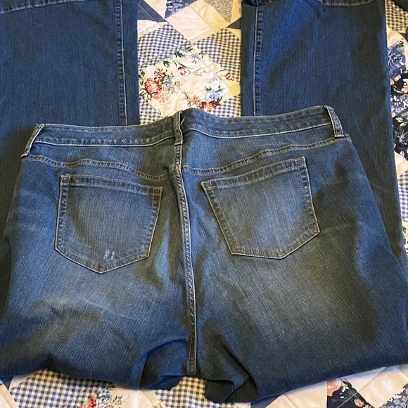 Torrid Button-Fly Blue Jeans - Picture 4 of 7